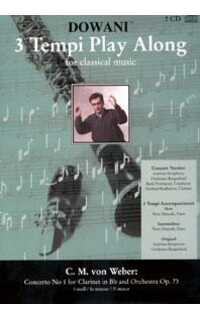 weber c.m. - concierto nº1 fa m (+cd) (cl) - op.73 (caja) dow 7010