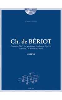 beriot ch. - concierto nº9 la m (+cd) (v) - op.104