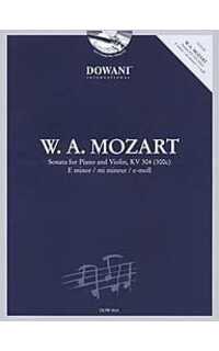 mozart w.a. - sonata mi m -kv304 (+cd)