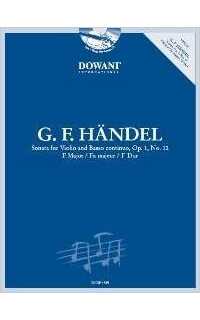 handel g.f. - sonata fa m op.1 nº 12 (+cd)