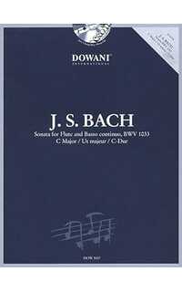 bach j.s. - sonata do m (+cd) (fl) - bwv.1033 (dow5507)
