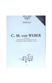 weber c.m. - concertino mib m (+cd) (cl) - op.26 ( caja )