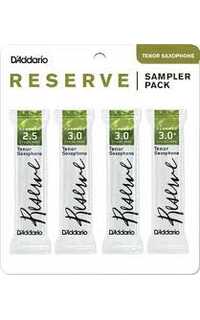 caña saxo tenor - d´addario sampler pack - reserve 2.5-3.0-3.0+-3.0+ (4 cañas)