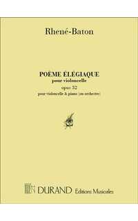 baton r. - poeme elegiaque op. 32 (cello)