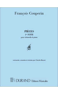 couperin f. - piezas 1º suite (violoncello y piano)