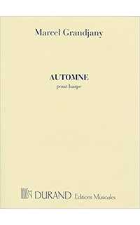 grandjany m. - automne pieza para arpa