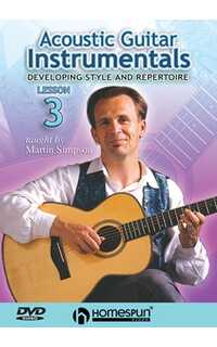 simpson m. - acoustic guitar instrumentals lesson 3 (dvd)