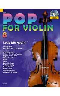 album - pop for violin 8 love me again (+cd)