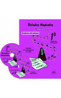 de la vega/ garcia palao . dictados musicales . v.1 (enseñanza profesional)(alumno) (+audio en app)