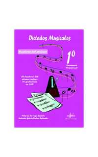de la vega/garcia-palao - dictados musicales vº 1 profesor (enseñanza profesional)