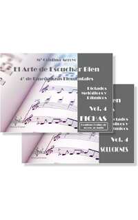 arroyo c. - el arte de escuchar bien v.4 dictados melodicos ritmicos +app fichas