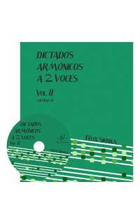 sierra f. - dictados armonicos a 2 voces v.2 +cd alumno