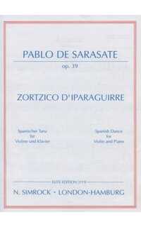 sarasate p. - zortzico de iparaguirre op.39