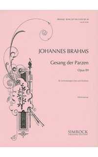 brahms j. - gesang der parzen op.89 - coro y piano