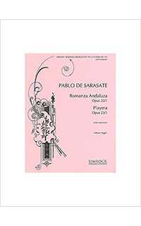 sarasate p. - romaza andaluza &playera -violin y guitarra