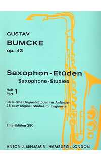 bumcke g. - estudios saxofon - op.43 /1 ( 36 estudios originales para principiantes)