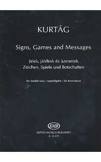 kurtag g. - signos, juegos y mensajes - contrabajo
