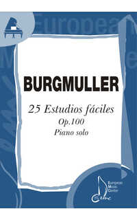 burgmuller f. - estudios faciles (25) - op.100