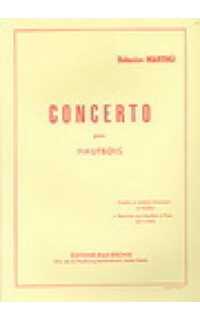martinu b. - concierto - oboe y piano
