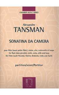tansman a. - sonatina da camera - (fl/v/vla/cello/arpa)
