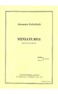 tansman a. - miniaturas - trio viento metal - tp/tr/tb -