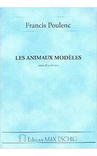 poulenc f. - les animaux modeles (partitura orquesta) 1/8