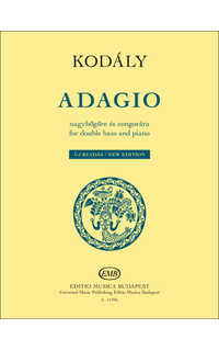 kodaly z. - adagio contrabajo y piano