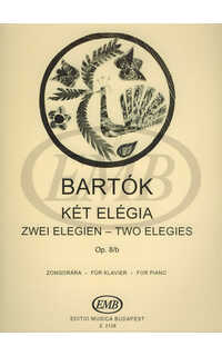 bartok b. - elegias (2) - op.8b