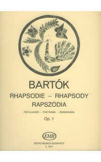 bartok b. - rapsodia - op.1