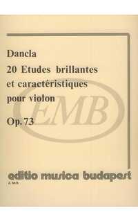 dancla ch. - estudios brillantes y caracteristico(20) - op.73