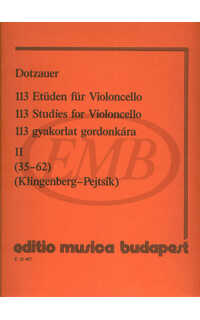 dotzauer j.j.f. - estudios v.2 (35-62) (113) -violonchelo