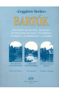bartok b. - piezas faciles (10) (sc+pt) -