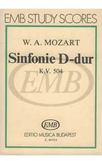 mozart w.a. - sinfonia nº38 re m prague - kv.504 (bolsillo)