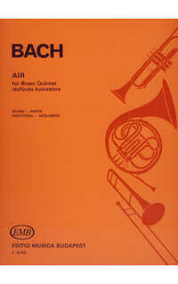 bach j.s. - aria (sc+pt) 2tp/tr/tb/tu -
