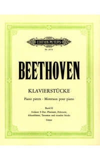 beethoven l.v. - piezas para piano v.2 (urtext)