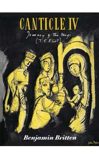 britten b. - canticle iv el viaje de los magos voces hombre