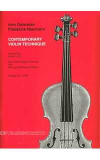 galamian - contemporary violin technique v.1 -