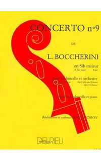 boccherini l. - concierto nº 9 sib m g482