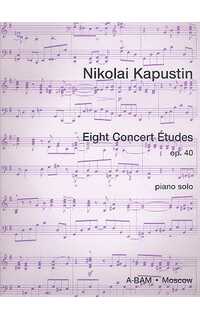 kapustin n. - estudios de concierto (8) op.40