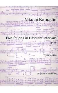 kapustin n. - estudios (5) diferentes intervalos op.68