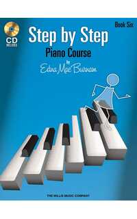 burnan e.m. - step by step piano course vº 6+cd ingles