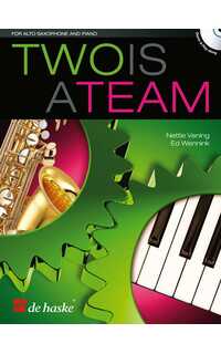 vening/wennik - two is a team +cd - saxo alto y piano