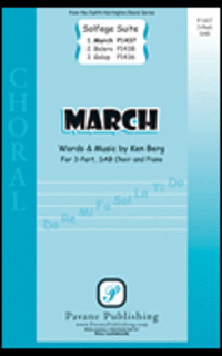 berg k. - from solfege suite march coro 3 parts