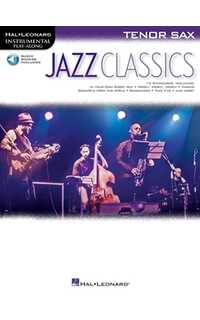 album - jazz classics for tenor sax intrumental play along (+audio descargable)
