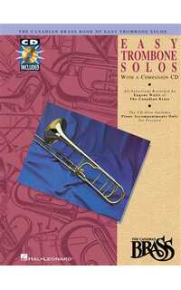 canadian brass - book of easy trombone solos (+cd)