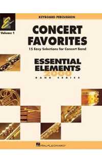 varios - essential elements concert v.1 favorites keyboard percussion