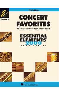 album- essential elements concert favorites v.2 percussion