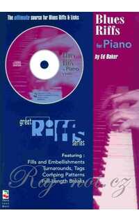 baker e. - blues riffs piano +cd