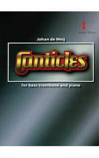 de meij j. - canticles trombon bajo y piano