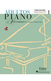 faber n./r. - adultos piano adventures v.1 + descargas (español)